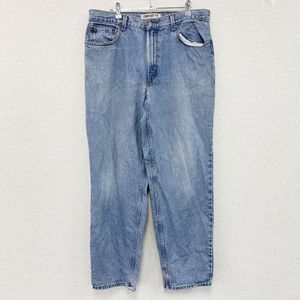 Levi's 560 denim jeans, zip fly, indigo, size W35, vintage.