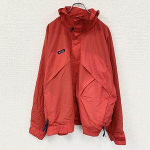 Columbia Whirlibird nylon jacket, red , size L, used.