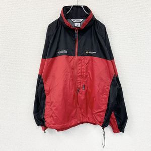 Columbia nylon jacket/windbreaker, packable, red , size XL, used.