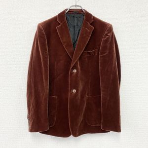 CoSTUME NATIONAL Velour Tailored Jacket, Bordeaux, Size 48, Used