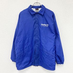 HILTON Coach Jacket/Nylon Jacket, Blue, Size L, Used