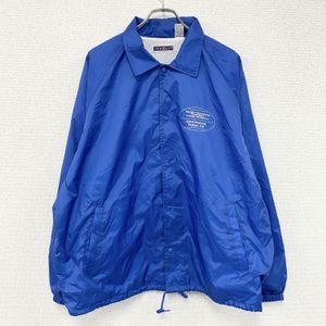 JERZEES Coach Jacket/Nylon Jacket, Blue, Size L, Used