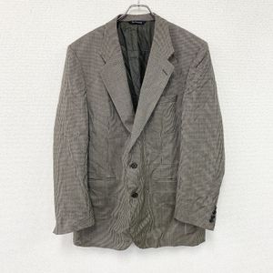 Burberrys tailored jacket/blazer, houndstooth pattern, brown , vintage.
