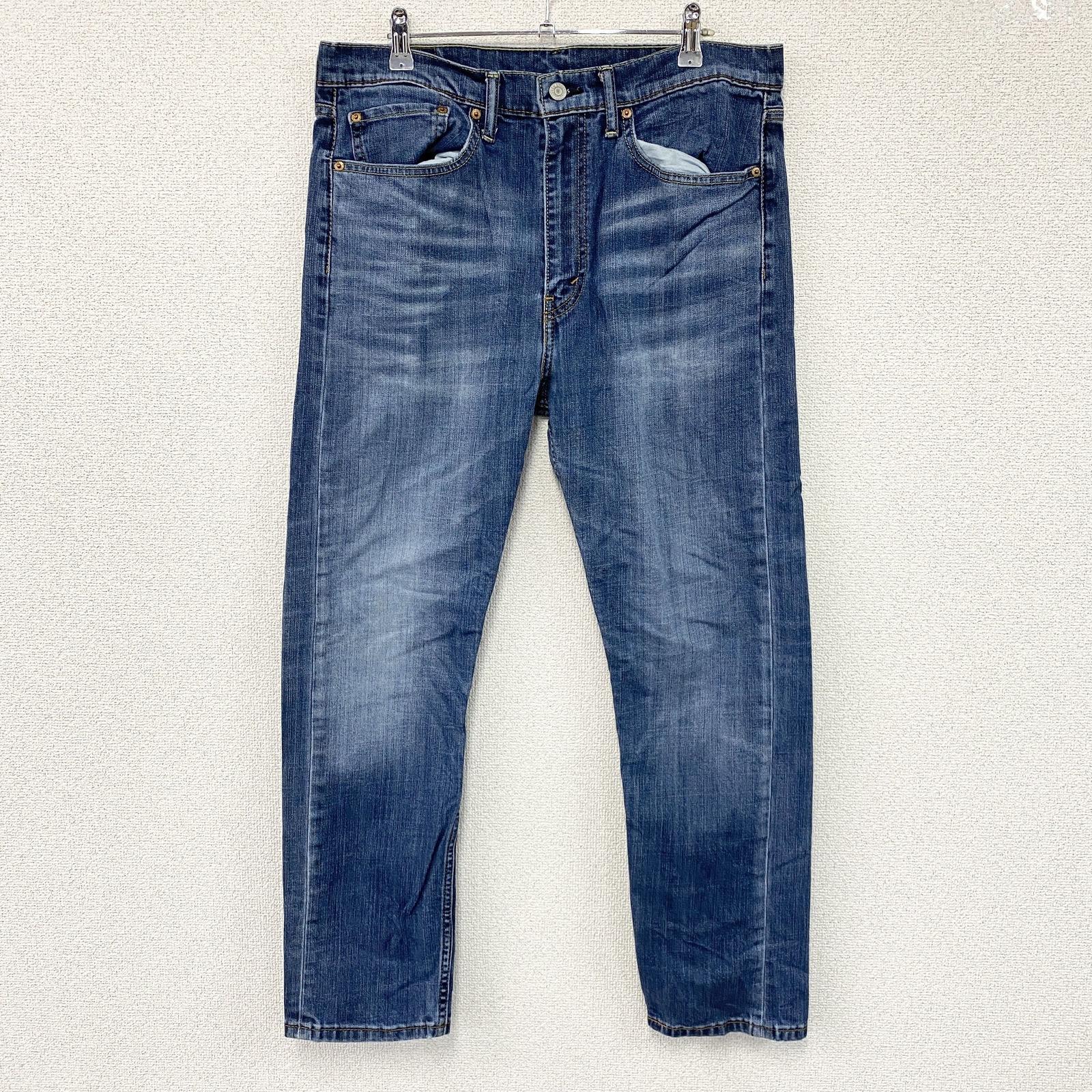 Levi's 514 denim pants/jeans, zip fly, indigo, size W34, vintage