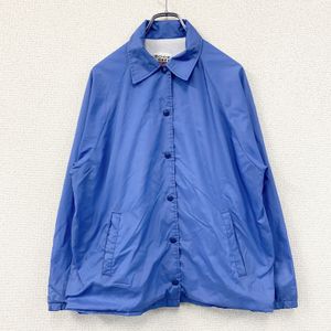 ROCK CREEK CASUALS Coach Jacket/Nylon Jacket, Blue, Size L, Used