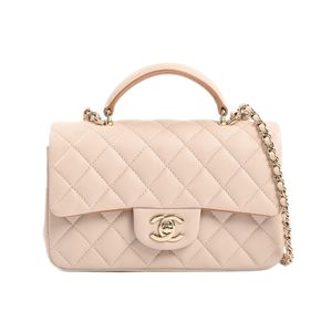[중고] Chanel 샤넬 탑 핸들 미니 플랩백 AS2431