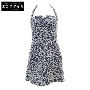 香奈兒【成色極佳/國內正品】P60819V46163 Coco 標誌刺繡吊帶上衣，34碼【二手】