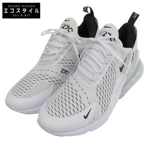 Nike Air Max 270 White/Black Shoes, Men's, White/Black, 27.5cm, AH8050-100, Size 9.5 (US) [Used]