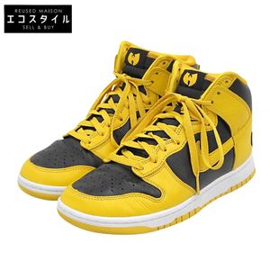 Nike Dunk HI Retro PRM Sneakers, Men's, Yellow/Black, Size 26.5cm (US), HJ4320-001, Excellent Condition, Size 8.5 (US) [Used]