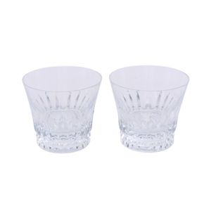 [Used] Baccarat Tiara Year Tumbler 2021 Set of 2 Glasses, Unisex, Used A
