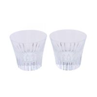 [Used] Baccarat Crystal Year Tumbler 2022 Set of 2 Glasses, Unisex, Used A