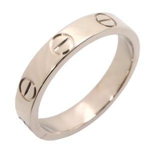 [Used] Cartier Mini Love Ring B4085100 K18WG (White Gold) Women's Mini Love Ring Used A