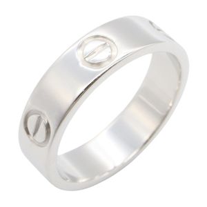 [Pre-owned] Cartier Love Ring B4084700 K18WG (White Gold) Unisex Used A