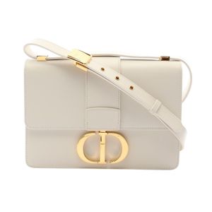 [Used] Dior Shoulder Bag 30 MONTAIGNE White Leather 30 MONTAIGNE Shoulder Bag Women's Used A
