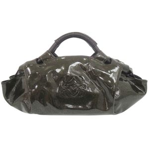 Loewe Nappa Aire 漆皮亮片黑色手提包 0017 [LOEWE] 成色極佳
