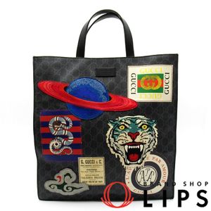 Gucci GG Supreme Courier 2-Way Tote Bag 495559 GG Supreme Women's Boston Bag

Black [Used]