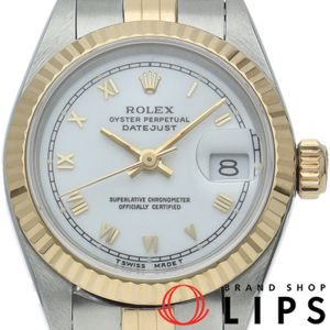 勞力士 Datejust 女士腕錶 69173(X) K18YG/SS 白色拋光 1991 年 極佳狀態 [二手]
