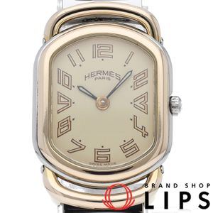 Hermes Rallye Ladies Watch RA1.240 GP/SS Ladies Watch Yellow Polished Excellent Condition [Used]