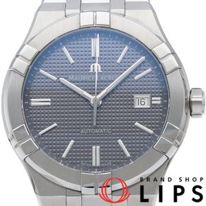 Maurice Lacroix Aikon Automatic Watch 42mm AI6008-SS002-230-1 Box, Warranty Card, Stainless Steel, Men's Watch, Gray, Polished, Excellent Condition [Used]