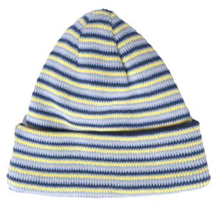 RACAL x BEAUTY&YOUTH UNITED ARROWS - Exclusive Japanese-made Reversible Border Knit Cap (23-RL-23-1241BY) - Free Blue/Yellow - Watch Cap/Beanie/Knit Hat [Used] [RACAL × BEAUTY&YOUTH UNITED ARROWS]