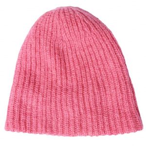 BEAUTY&YOUTH UNITED ARROWS (Beauty & Youth United Arrows) Made in Japan Rib-knit Wool Beanie/Watch Cap, 1838-699-2474, One Size, Pink. Knit hat/beanie. [Used] [BEAUTY&YOUTH UNITED ARROWS]
