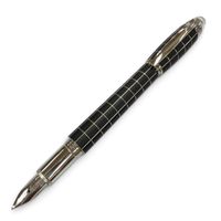 品相極佳 ▼MONTBLANCStarwalker 橡膠鋼筆，14K 金筆尖（M），白色星形飾面，啞光黑/銀色飾面，德國製造，男士款。