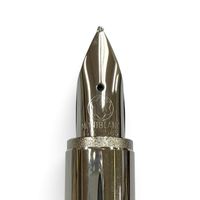 品相極佳 ▼MONTBLANCStarwalker 橡膠鋼筆，14K 金筆尖（M），白色星形飾面，啞光黑/銀色飾面，德國製造，男士款。