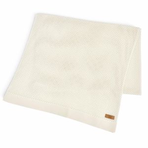 미사용급△Hermes 에르메스 H259112S MAILLE FILET 마이유 필레 캐시미어 100% 로고 가죽 와펜 스톨/숄 머플러 아이보리 이탈리아제 여성용