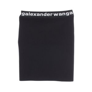 [Used] Alexander Wang alexanderwang Skirt Logo Knit Cotton Skirt Women's Used A