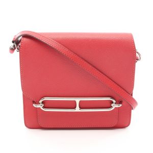 [중고] Hermes 에르메스 숄더백 Sac Loulis Roulis Mini Rouge Garance