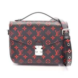 [중고] LOUIS VUITTON 손가방 포쉐트 메티스 MM 모노그램 앙프라루즈 2WAY M41462 PVC 코팅 캔버스 레더 포쉐트 메티스