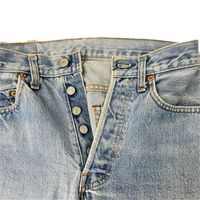 Levi's 501 66 Late Model Red Selvedge Blue Straight Denim Pants 30x30 [Used]