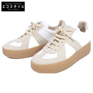 Maison Margiela [近全新] 22 26SS S58WS0282 P1895 H7938 復刻版坡跟皮革/絨面革運動鞋 40碼 [二手]