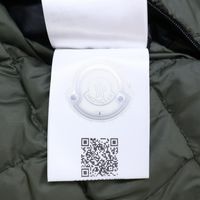 Moncler Genius 5 x Craig Green Hines logo silhouette tag quilted down jacket, size 3 [Used]