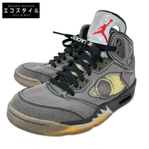 Nike CT8480-001 AIR JORDAN 5 RETRO SP Air Jordan 5 Retro Special Off-White Sneakers US6 [Used]