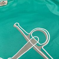 Hermes 19SS White x Green x Gray Sold Item All-over Print Crew Neck T-Shirt Size S [Used]
