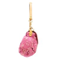 Louis Vuitton 2006 M95216 Monogram Denim Fuchsia Pink Mini Pretty Shoulder Bag [Used]
