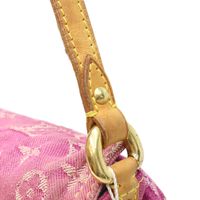 Louis Vuitton 2006 M95216 Monogram Denim Fuchsia Pink Mini Pretty Shoulder Bag [Used]