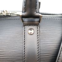Louis Vuitton 2018 M53303 Epi Black LV Circle Keepall Bandelier 45 Boston Bag [Used]
