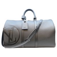 Louis Vuitton 2018 M53303 Epi Black LV Circle Keepall Bandelier 45 Boston Bag [Used]