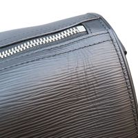 Louis Vuitton 2018 M53303 Epi Black LV Circle Keepall Bandelier 45 Boston Bag [Used]
