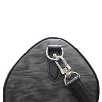 Louis Vuitton 2018 M53303 Epi Black LV Circle Keepall Bandelier 45 Boston Bag [Used]