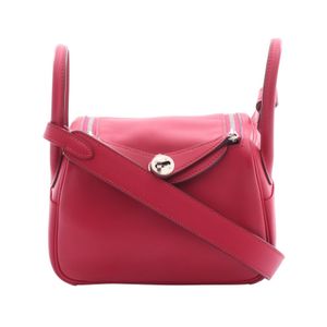 [중고] Hermes 에르메스 숄더백 린디 미니 프람보아즈 루즈 셀리에 프람보아즈/루즈 셀리에 기타 린디 미니 베르소 프람보아즈/루즈 셀리에