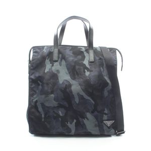 [중고] Prada PRADA 토트백 TESSUTO CAMOUFL 2WAY 블랙/카무플라주 나일론 사피아노 레더 트라이앵글 로고 토트백 남성용 Used B