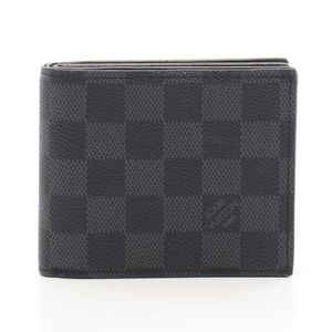 [Used] Louis Vuitton LOUIS VUITTON Bi-fold wallet Portefeuille Amerigo NM Damier Graphite N60053 Other Portefeuille Amerigo NM Men's Used A