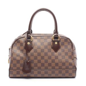 [중고] LOUIS VUITTON 손가방 두오모 다미에 에벤 N60008 PVC 코팅 캔버스 레더 두오모 여성용 Used A