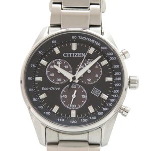 西鐵城 Citizen Collection H500-S111064 SS 黑色光動能腕錶 黑色錶盤 0777 [二手] CITIZEN