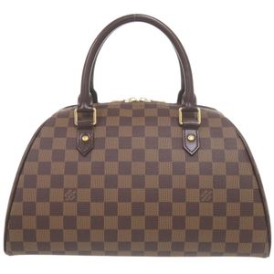 미사용급 LOUIS VUITTON 리베라 MM 다미에 N41434 손가방 LV 0450【중고】LOUIS VUITTON