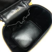 CHANEL 647**** CC Coco Mark Vertical Vanity Bag Handbag