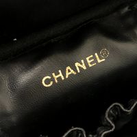 CHANEL 647**** CC Coco Mark Vertical Vanity Bag Handbag